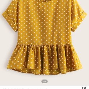 Shein Polk Dot Shirt